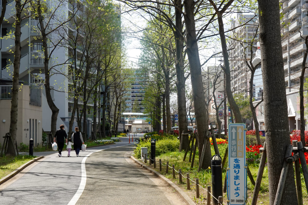 尼崎市内の街並み